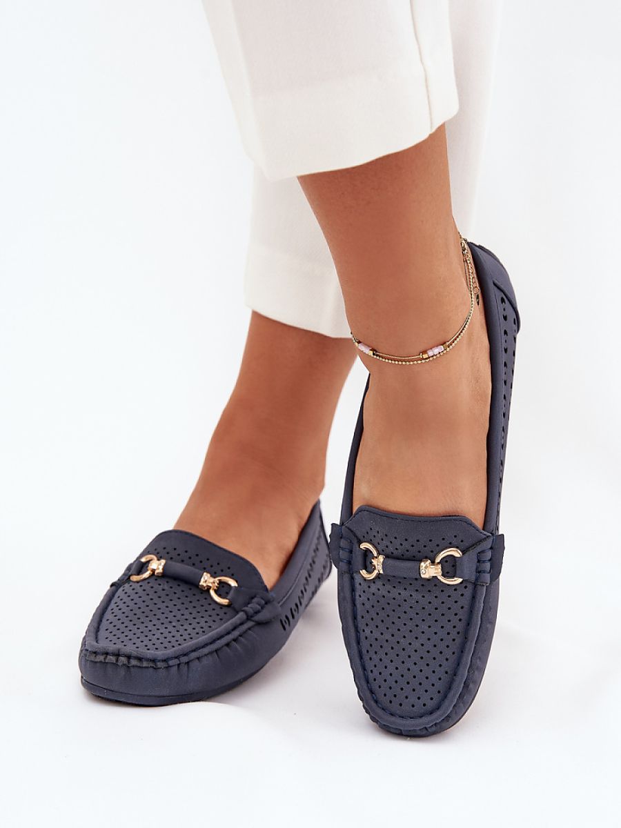 Mocassini Donna Blu Navy Classici