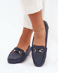Mocassini Donna Blu Navy Classici