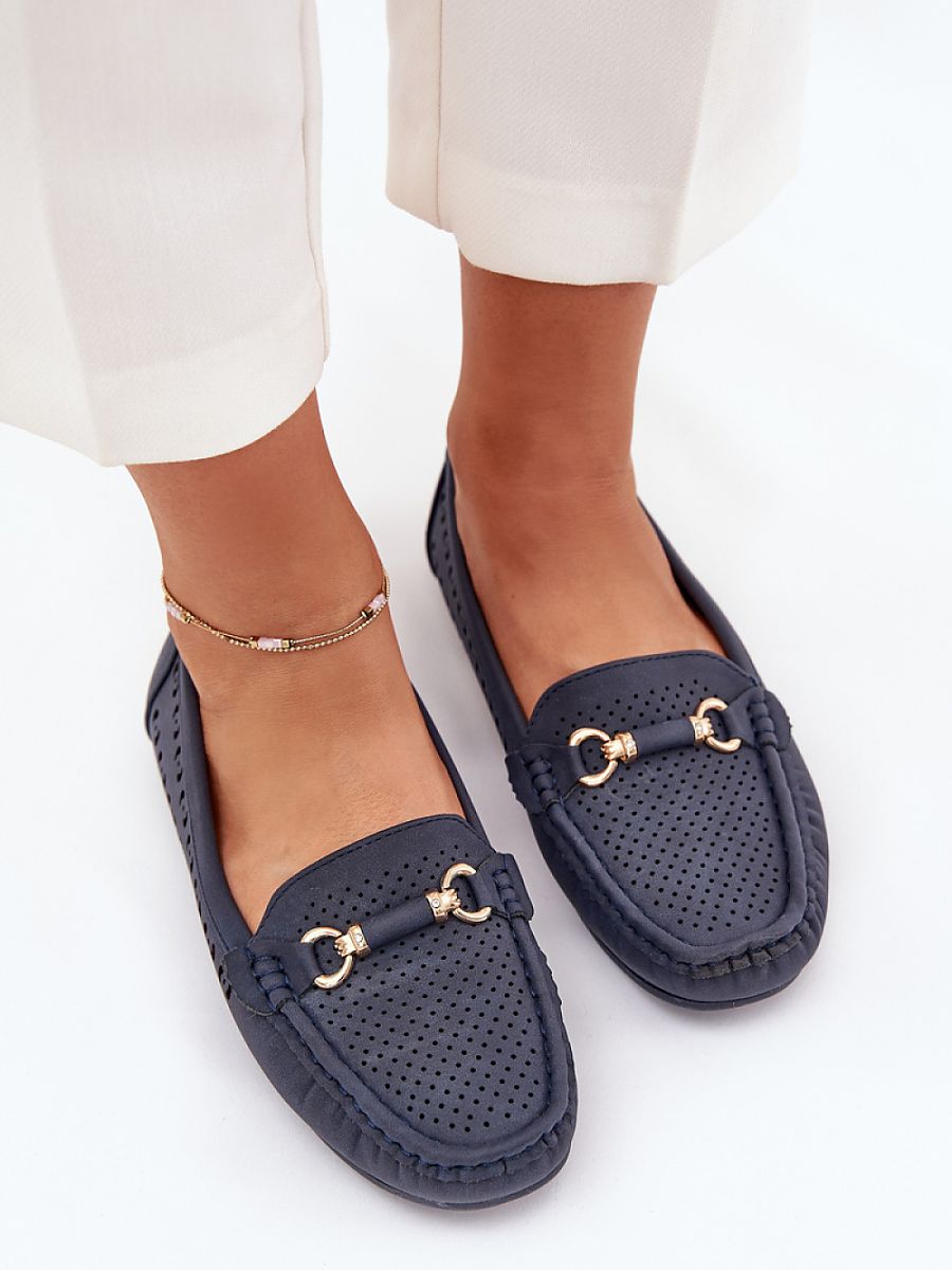 Mocassini Donna Blu Navy Classici