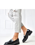 Mocassini Donna Neri Chic e Trendy