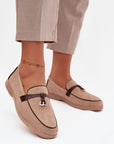 Mocassini Donna Beige Chic e Trendy