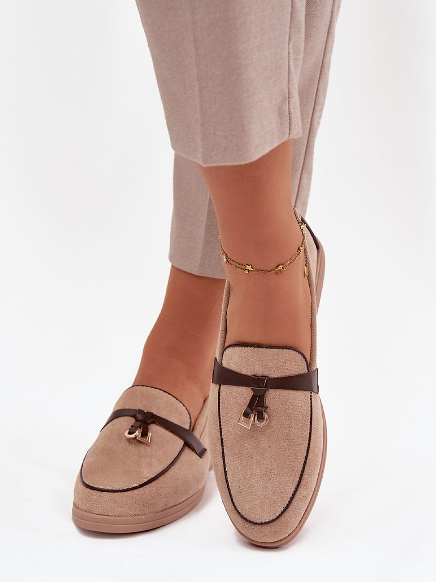 Mocassini Donna Beige Chic e Trendy