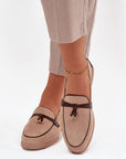 Mocassini Donna Beige Chic e Trendy
