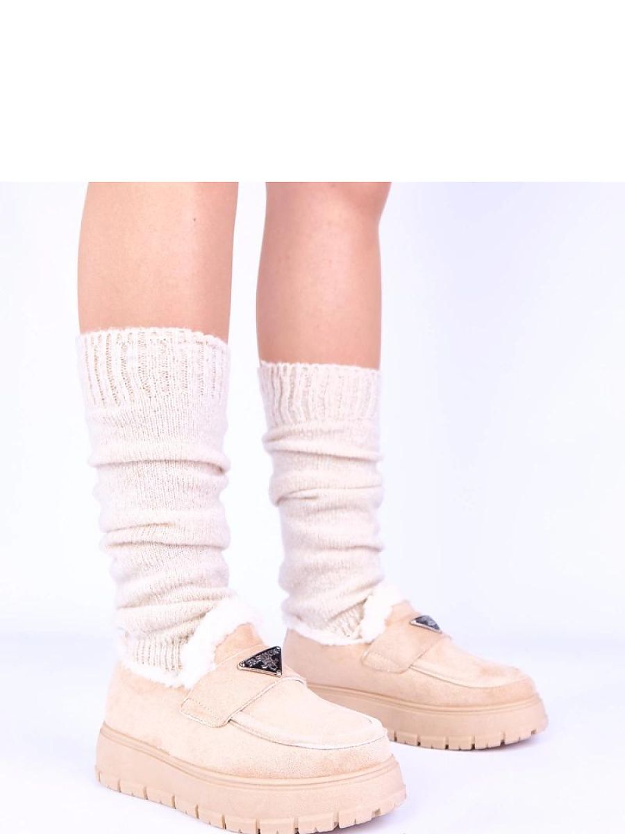Mocassini Donna Beige Comodi