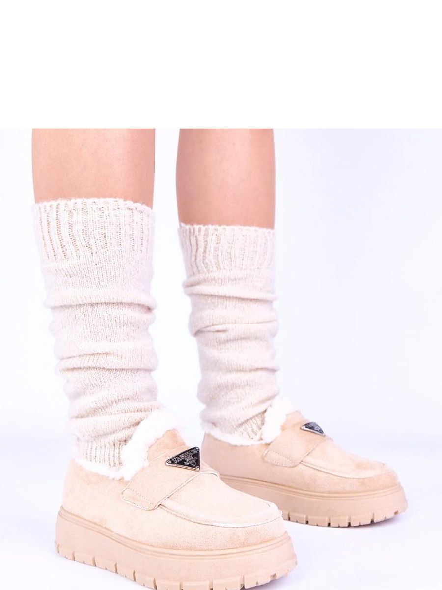 Mocassini Donna Beige Comodi