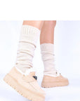 Mocassini Donna Beige Comodi