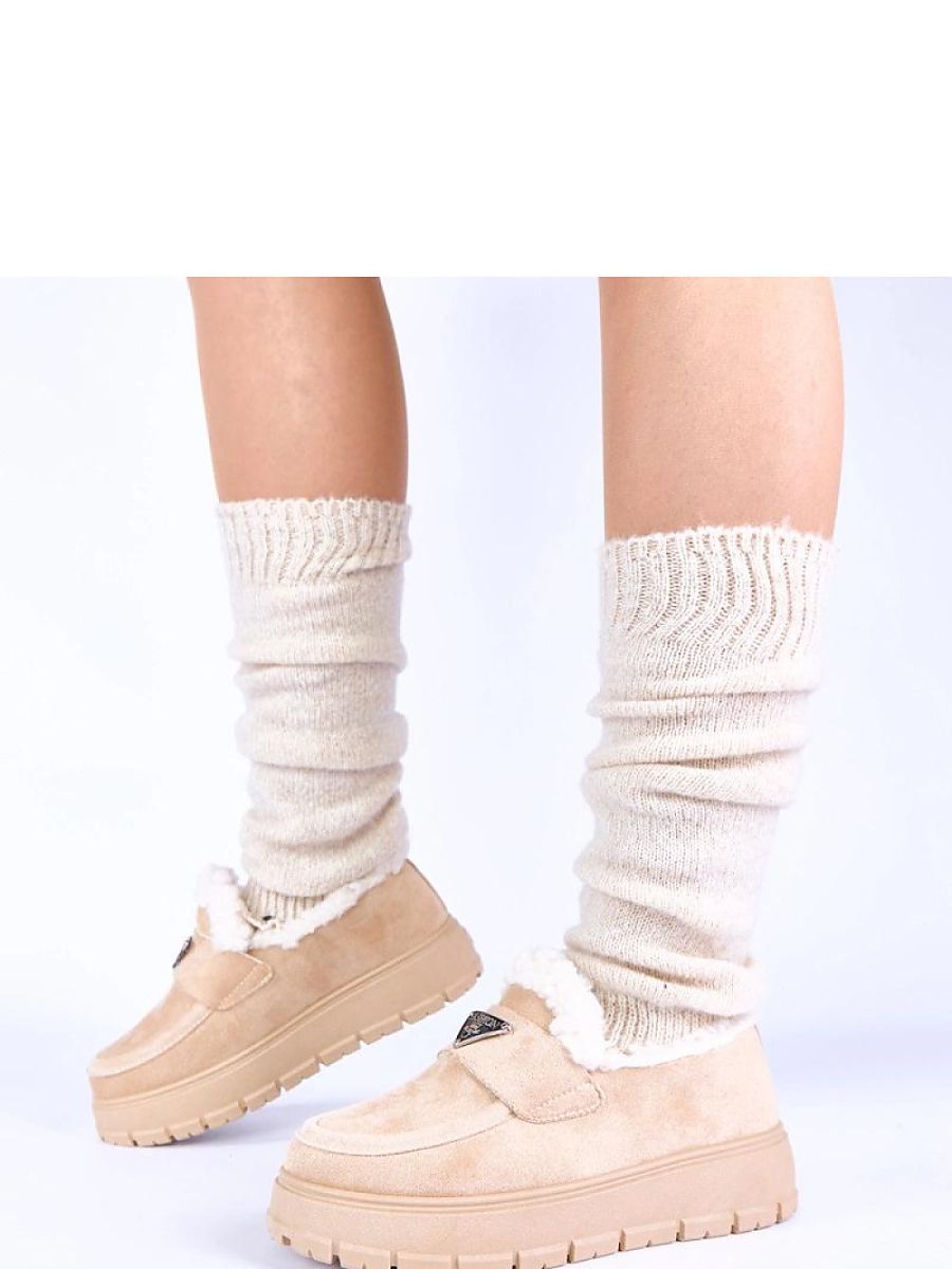 Mocassini Donna Beige Comodi