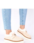 Mocassini Donna Beige Moderni