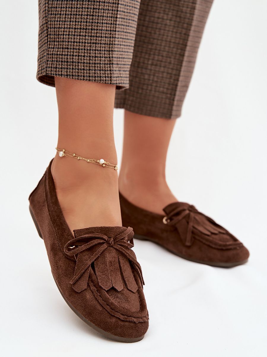 Mocassini Donna Marroni alla Moda