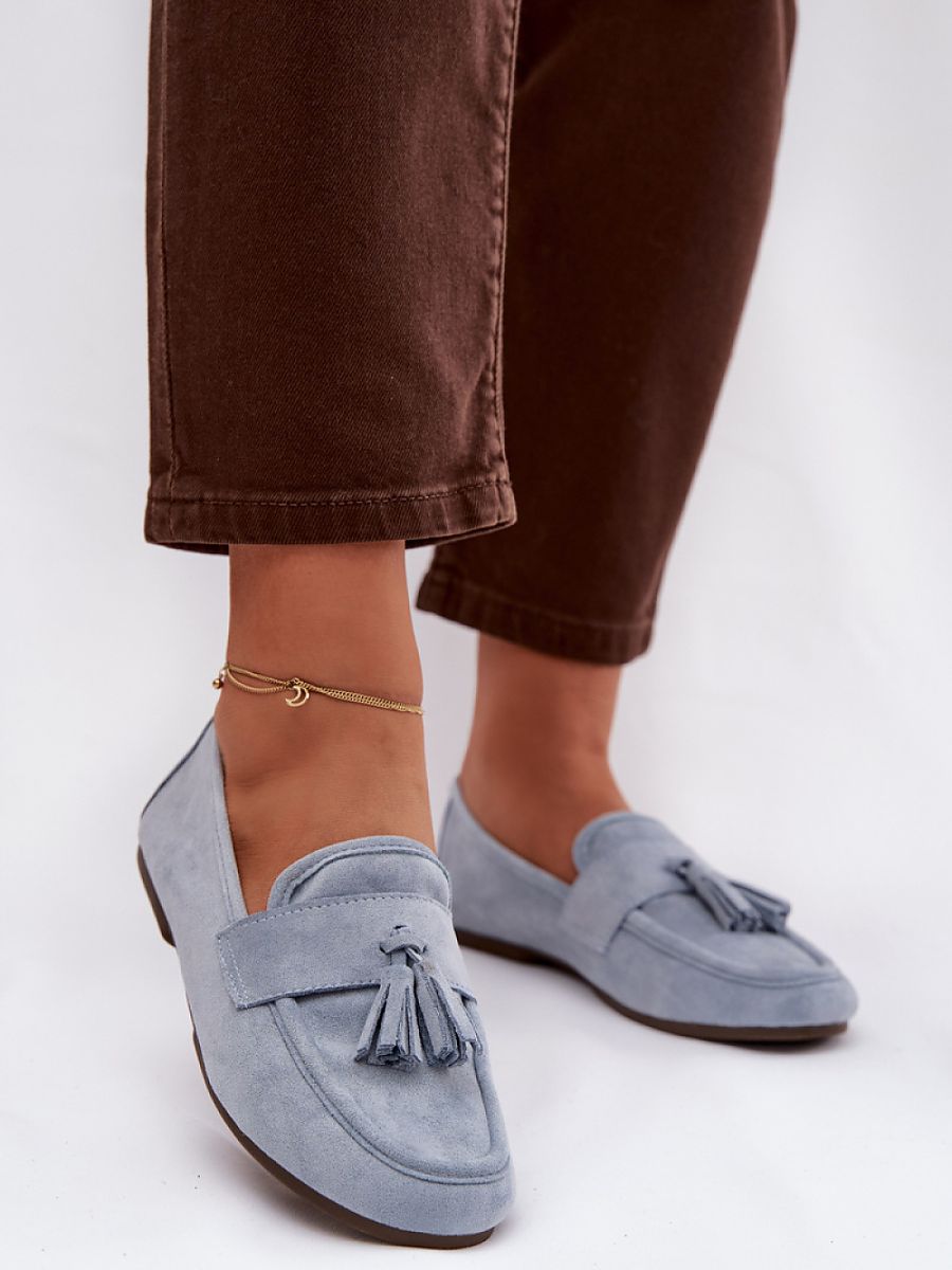 Mocassini Donna Blu di Tendenza