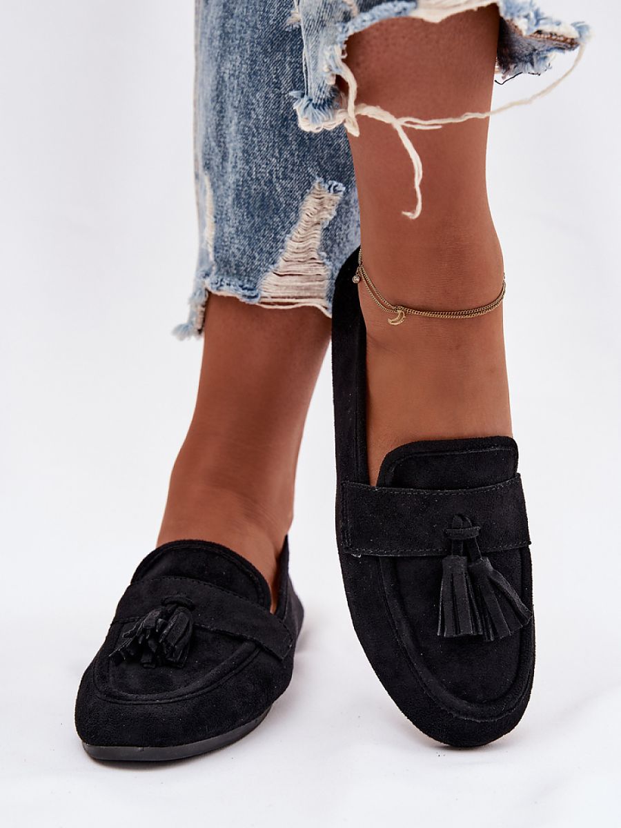 Mocassini Donna Neri Chic e Trendy