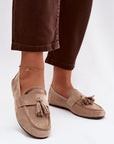 Mocassini Donna Beige alla Moda