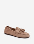 Mocassini Donna Beige alla Moda
