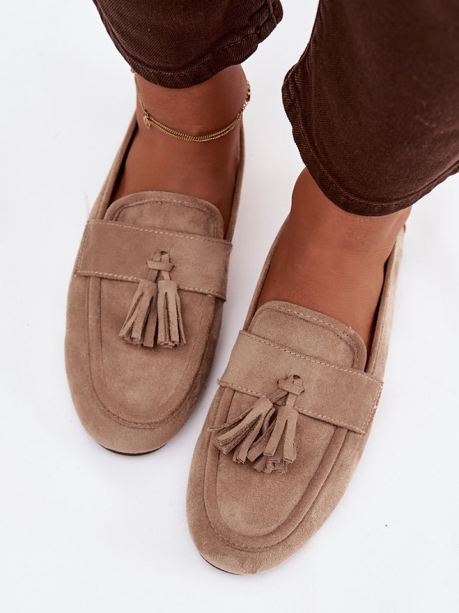 Mocassini Donna Beige alla Moda