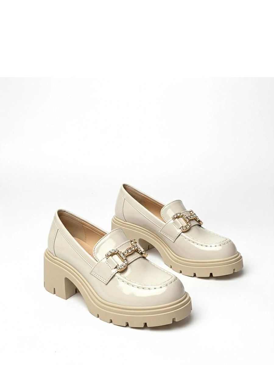 Mocassini Donna Beige Moderni