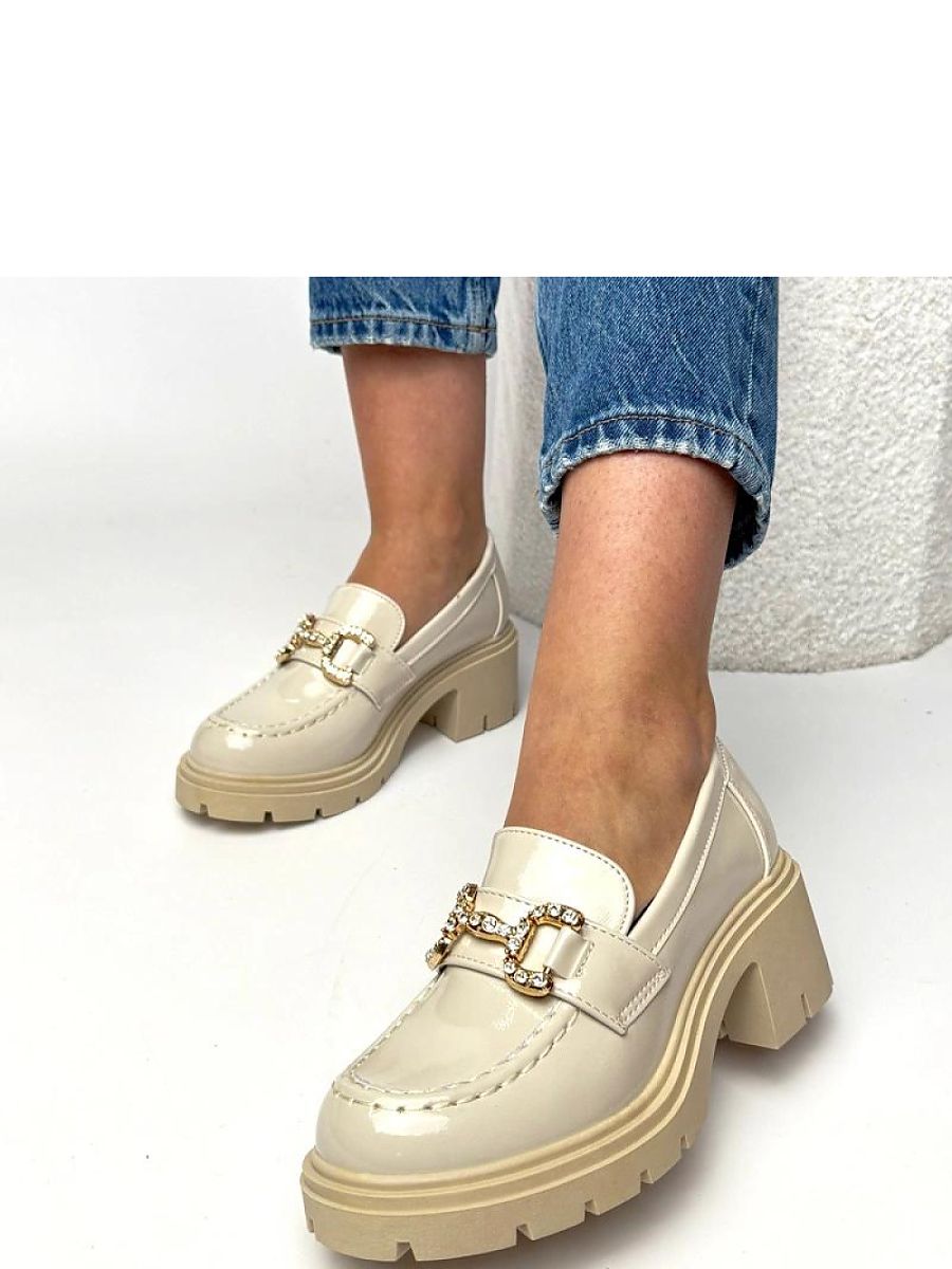 Mocassini Donna Beige Moderni