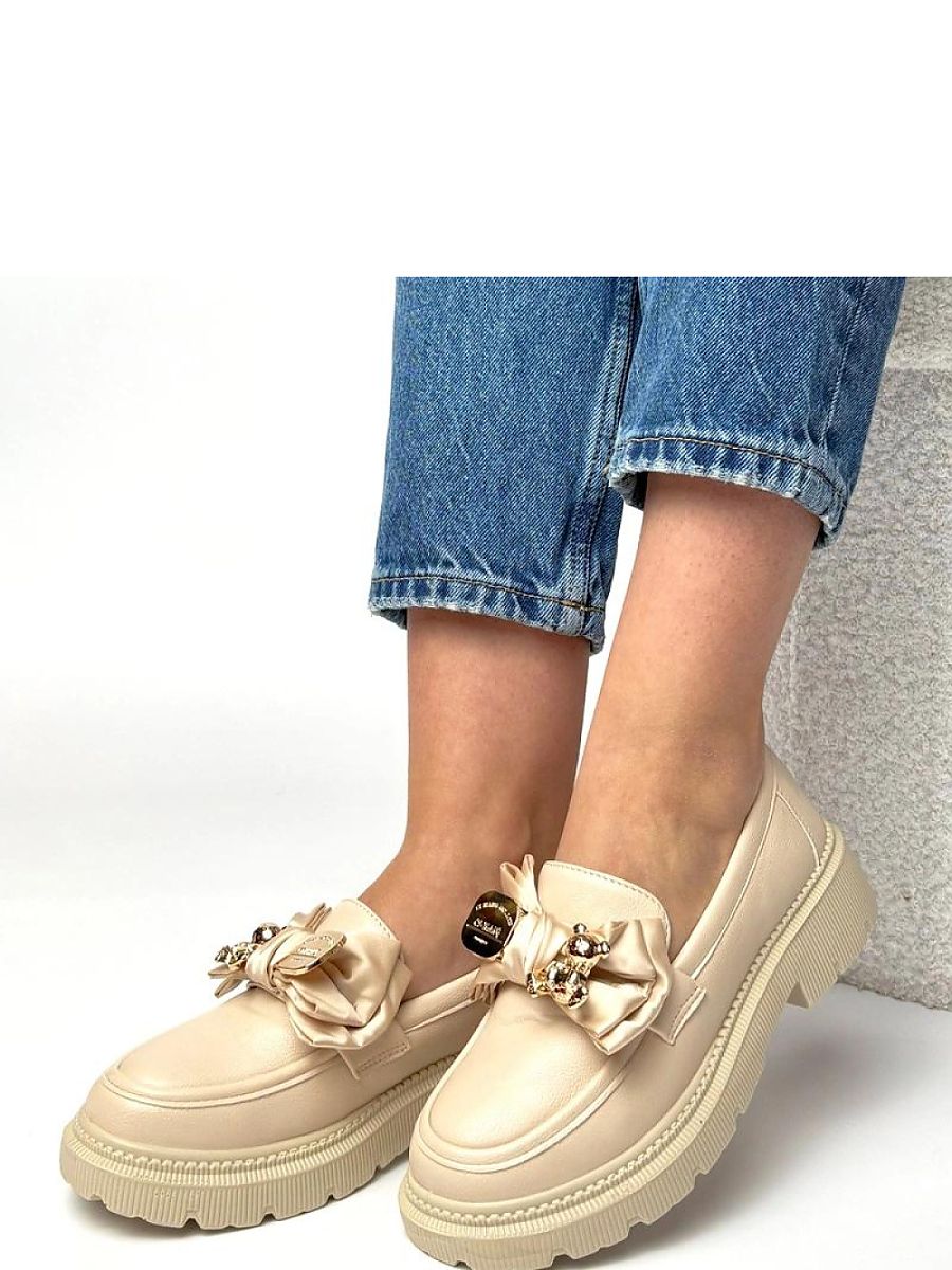 Mocassini Donna Beige Classici