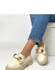 Mocassini Donna Beige di Tendenza