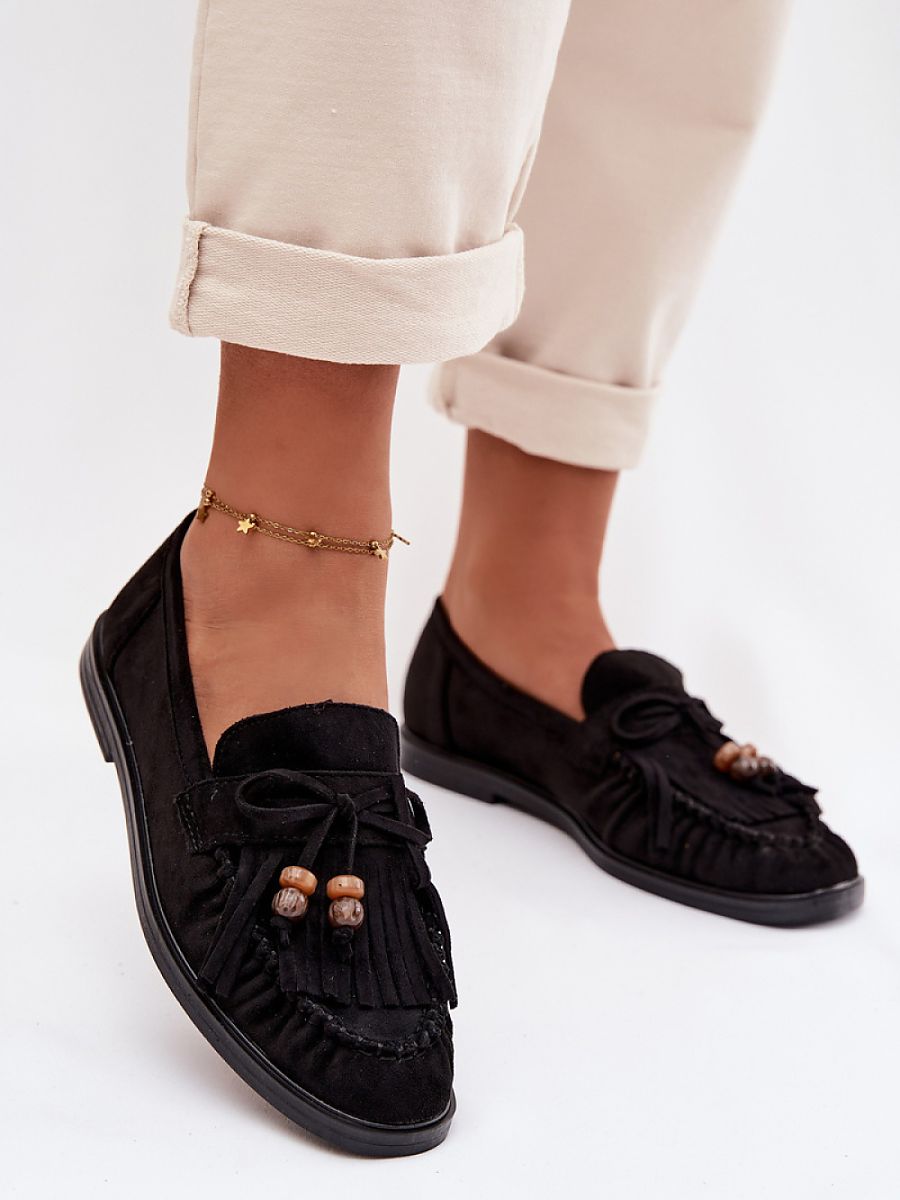 Mocassini Donna Neri Chic e Trendy