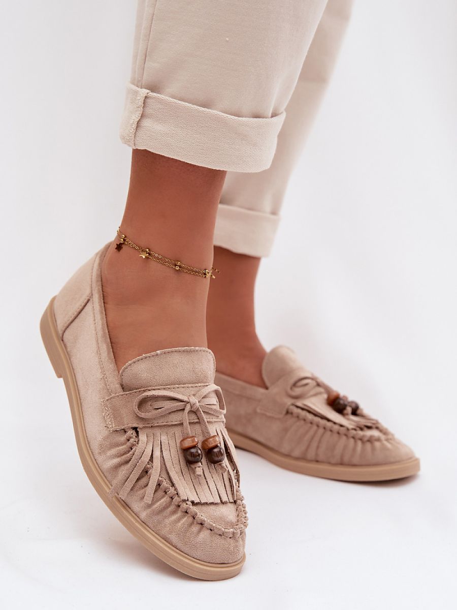 Mocassini Donna Beige alla Moda