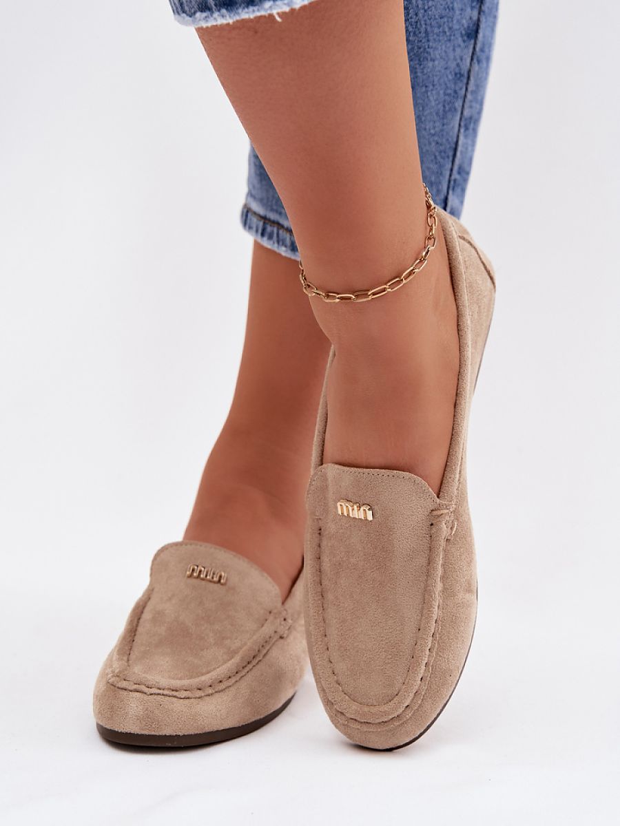 Mocassini Donna Beige Classici