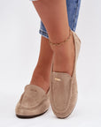 Mocassini Donna Beige Classici
