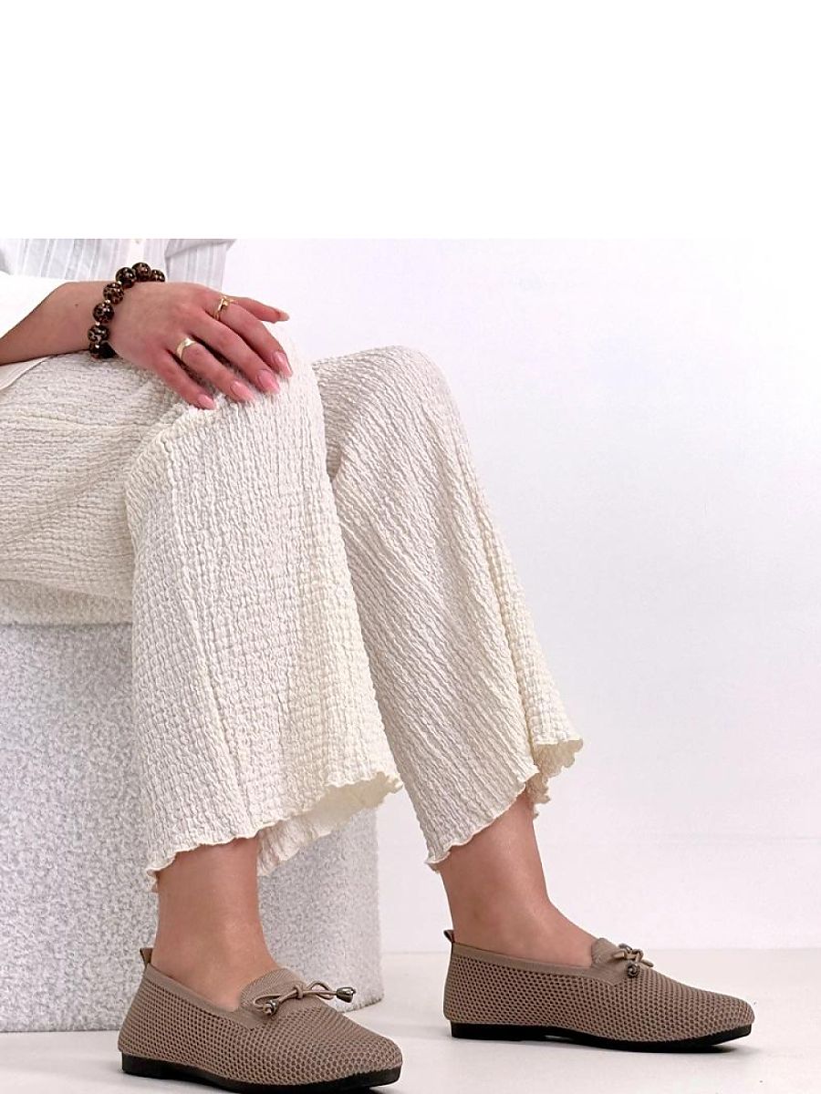 Mocassini Donna Beige Moderni
