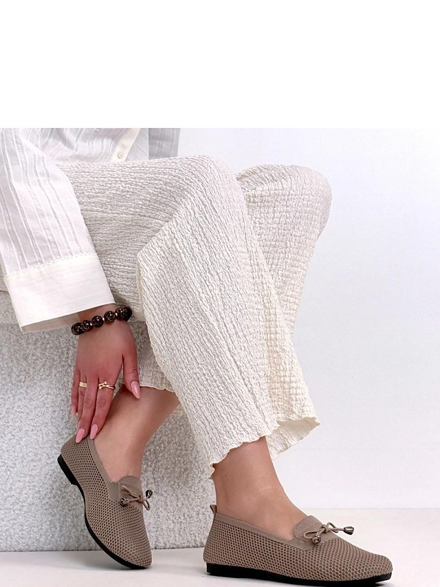 Mocassini Donna Beige Moderni
