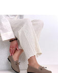 Mocassini Donna Beige Moderni