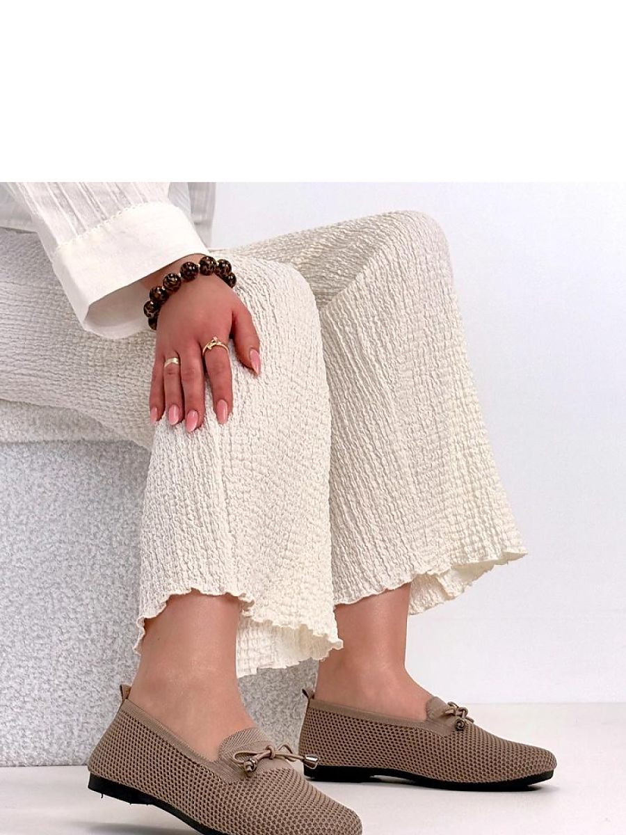 Mocassini Donna Beige Moderni