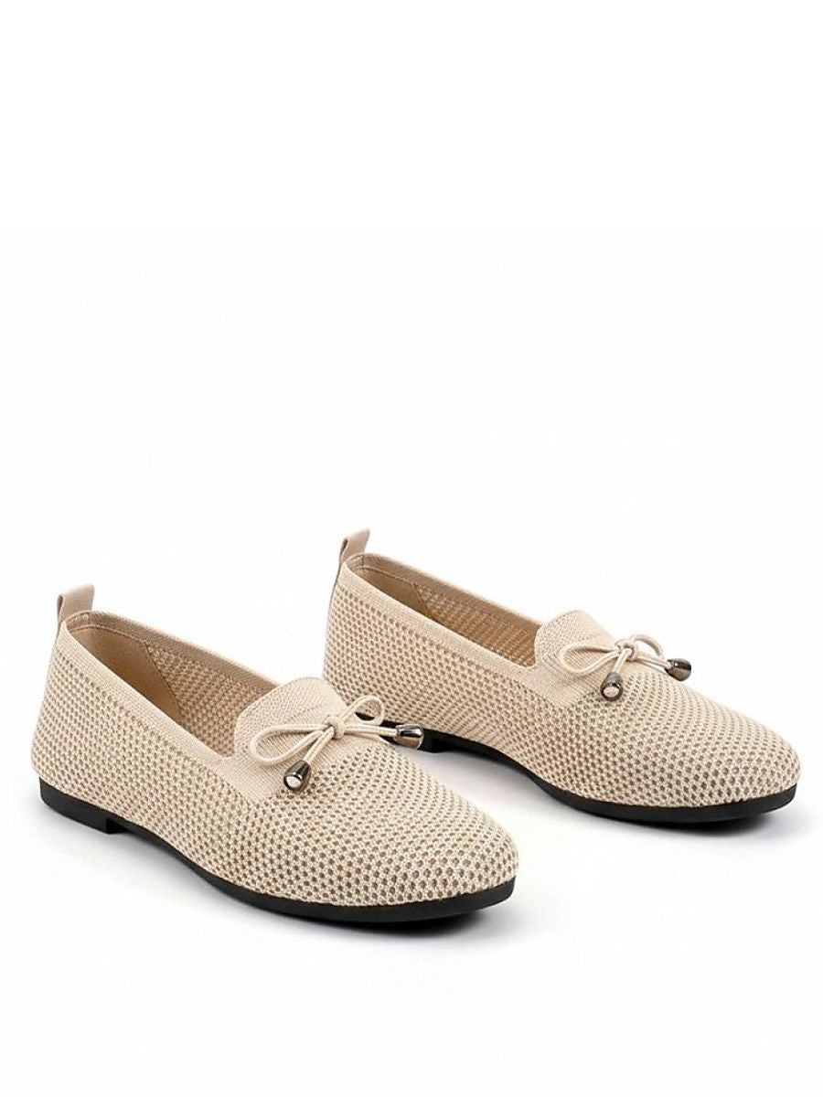 Mocassini Donna Beige Eleganti