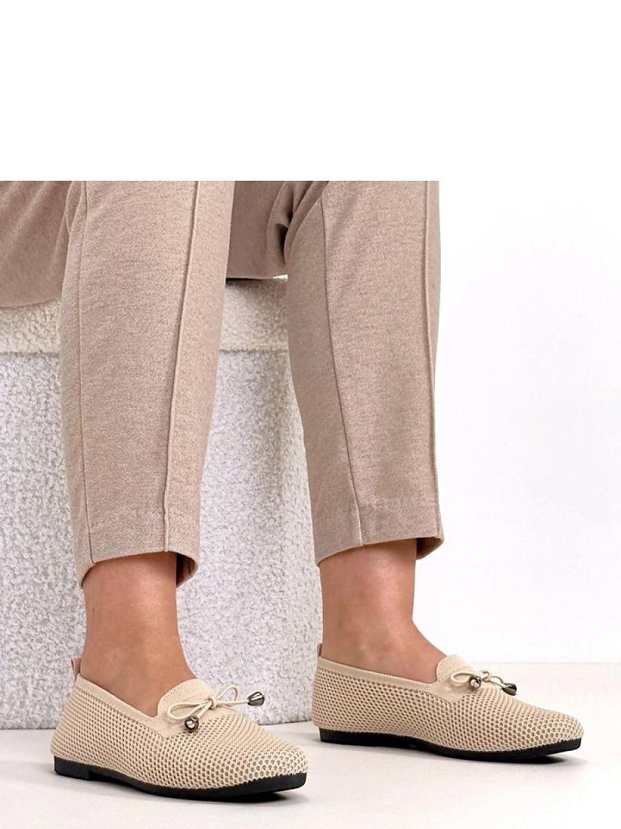 Mocassini Donna Beige Eleganti