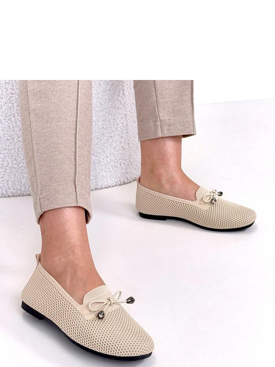 Mocassini Donna Beige Eleganti