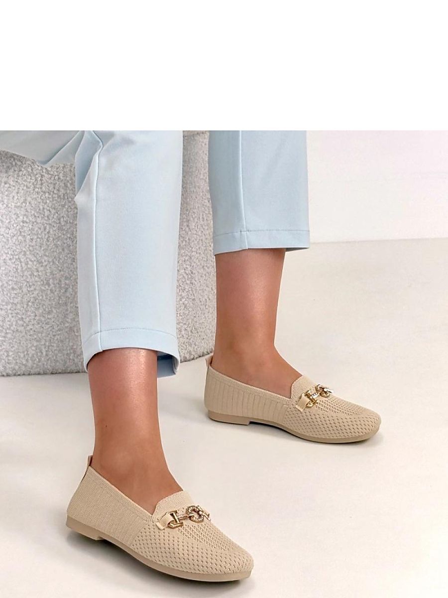 Mocassini Donna Beige Comodi