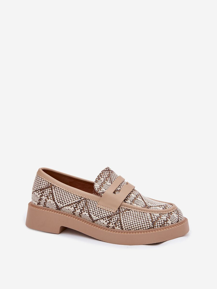 Mocassini Donna Beige Comodi