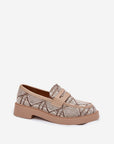 Mocassini Donna Beige Comodi