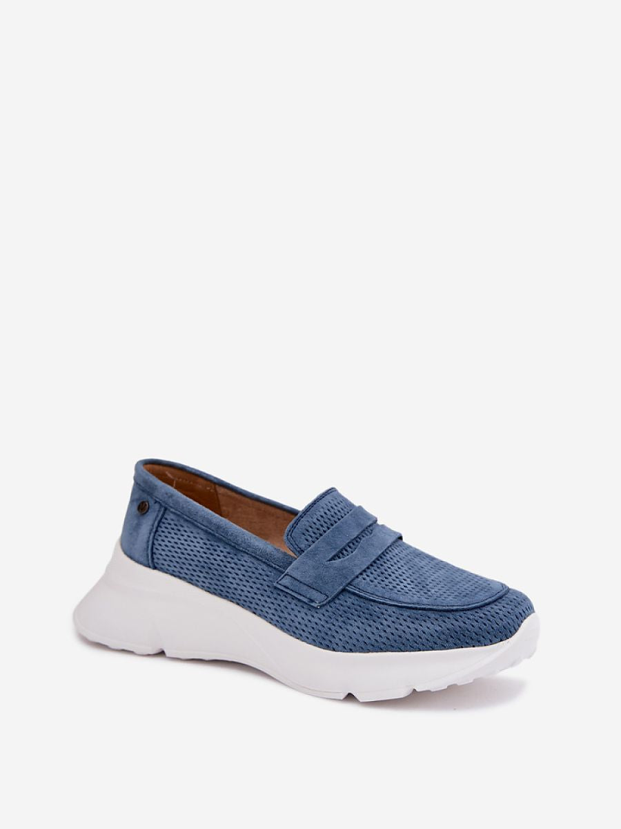Mocassini Donna Blu Navy alla Moda