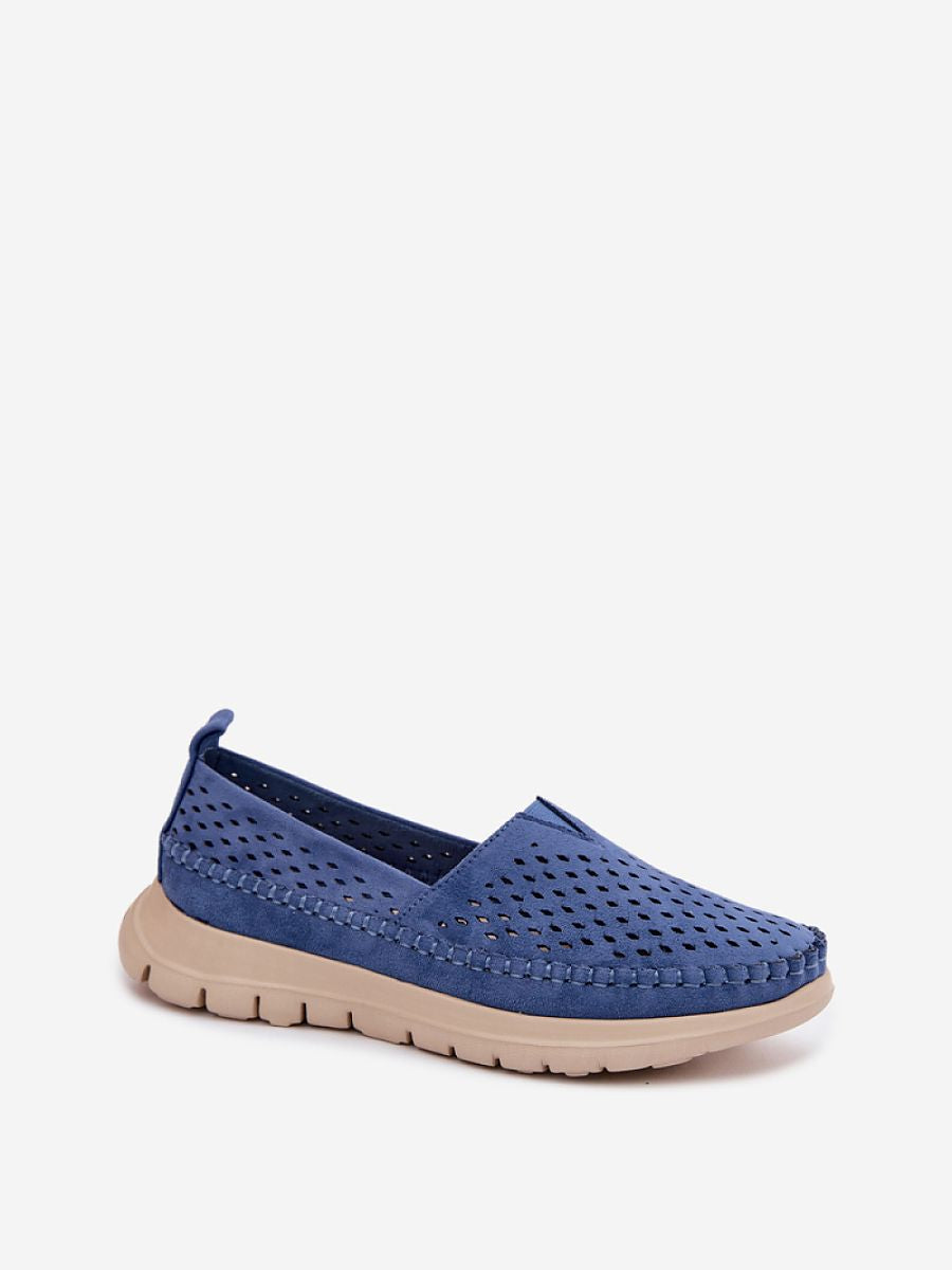 Mocassini Donna Blu Moderni