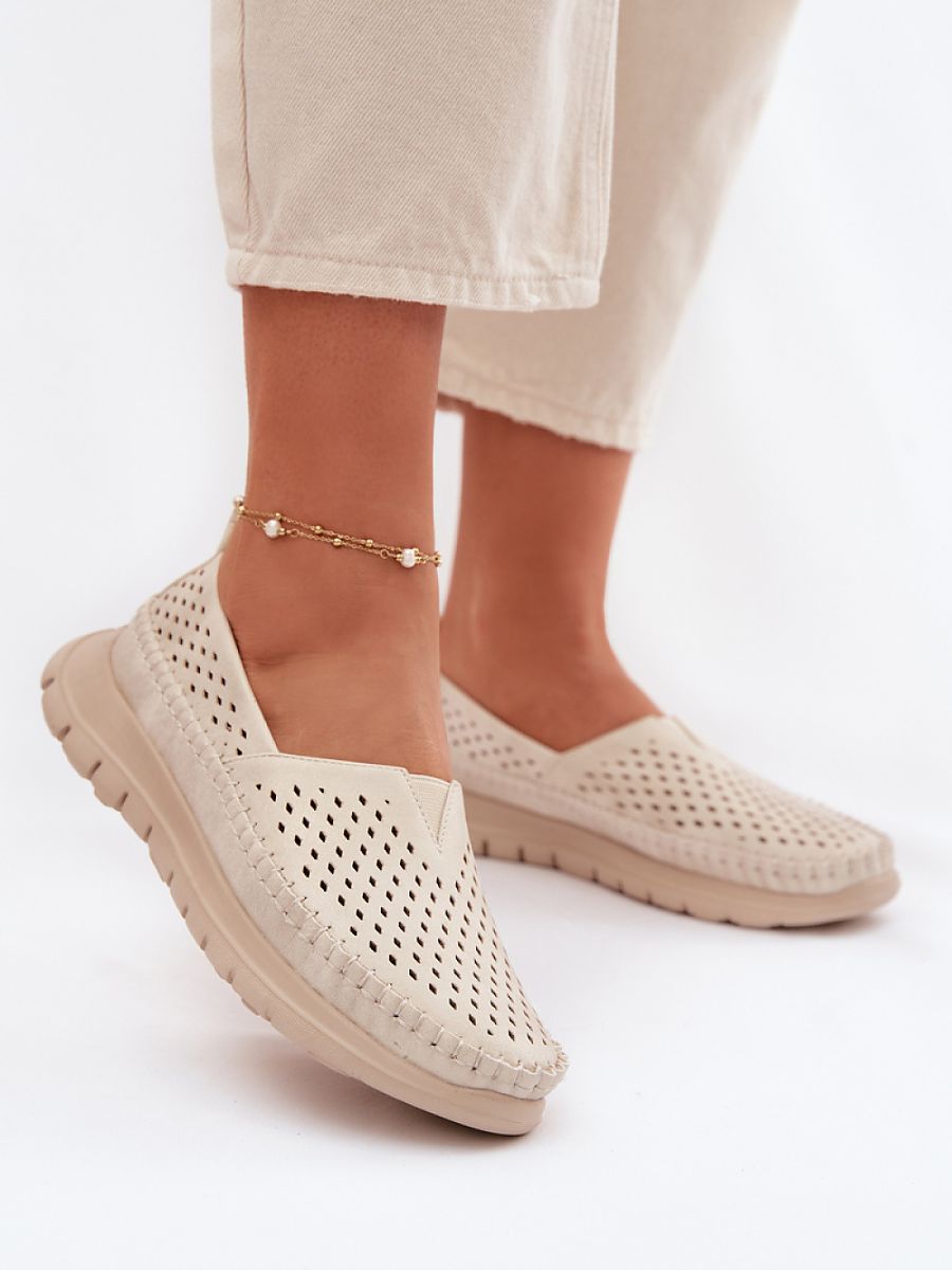 Mocassini Donna Beige di Tendenza