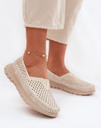 Mocassini Donna Beige di Tendenza