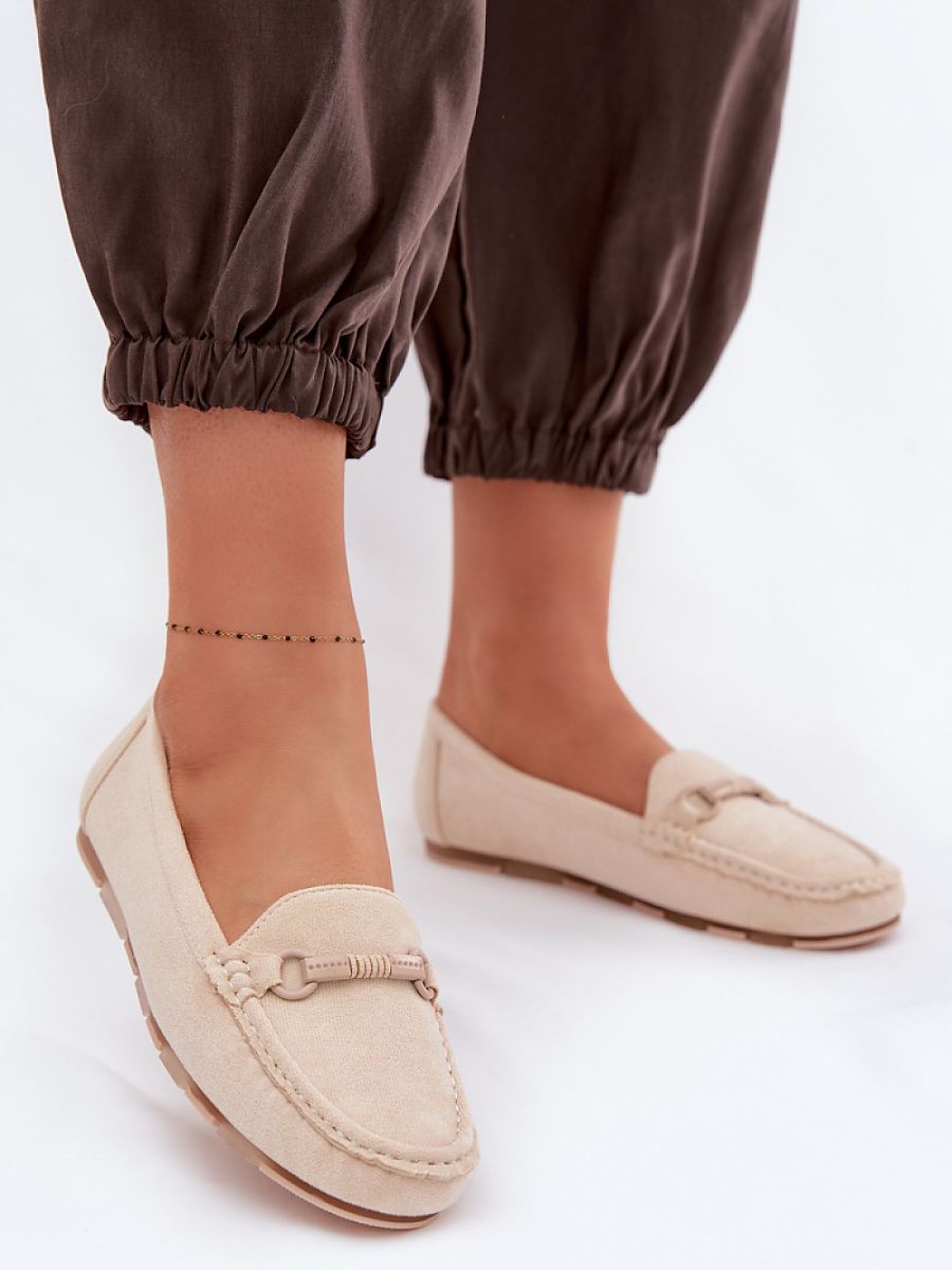 Mocassini Donna Beige alla Moda