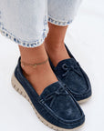 Mocassini Donna Blu Navy Chic e Trendy