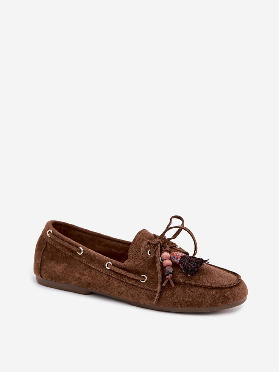 Mocassini Donna Marroni alla Moda