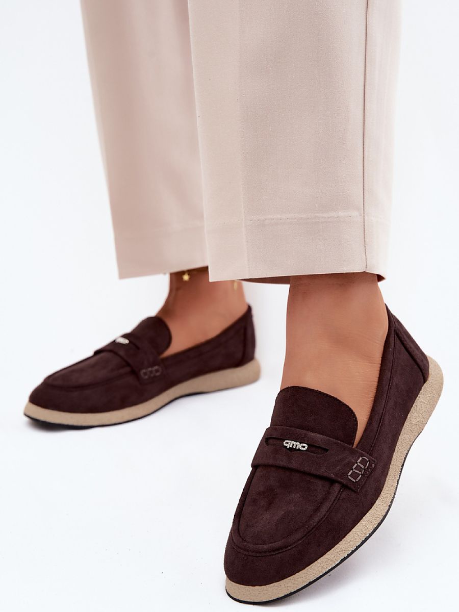 Mocassini Donna Marroni alla Moda