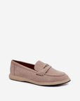 Mocassini Donna Beige Raffinati