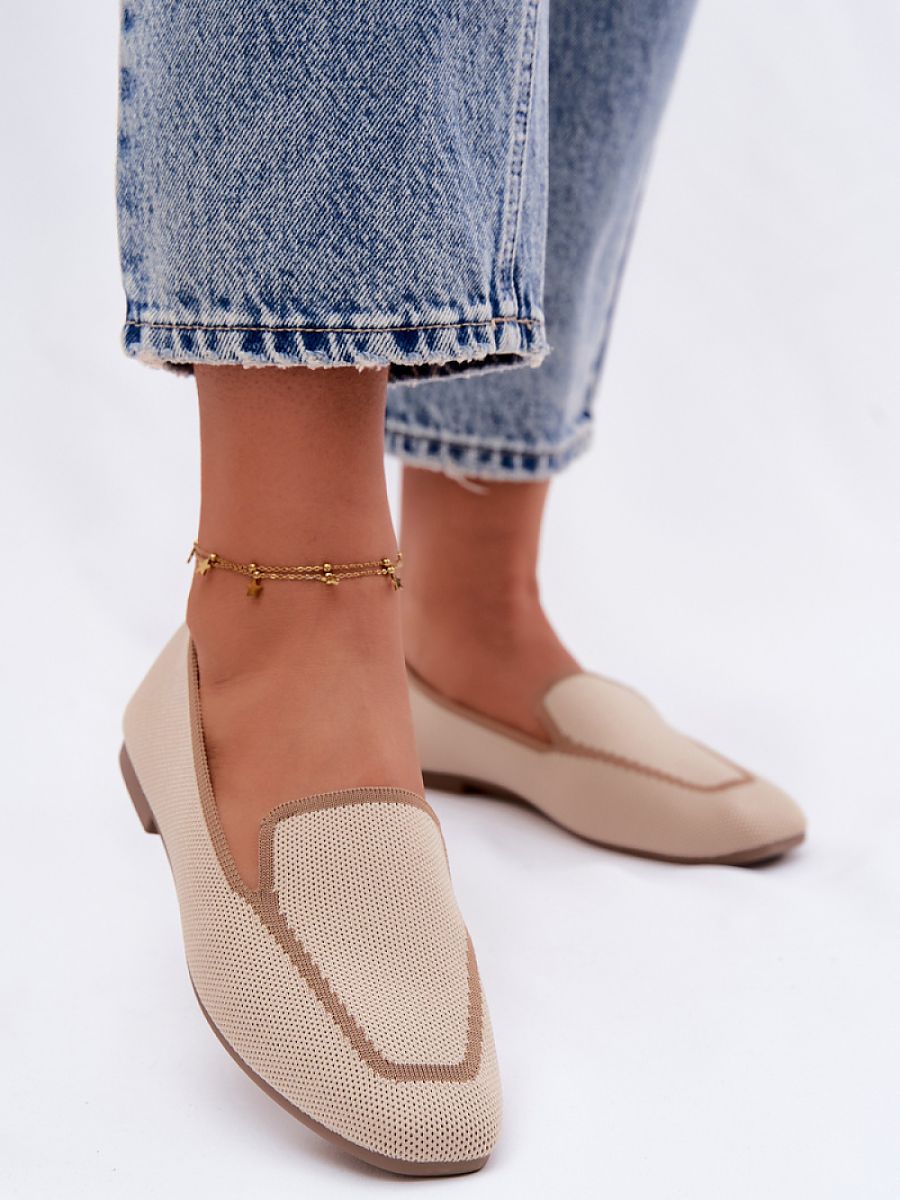 Mocassini Donna Beige Classici