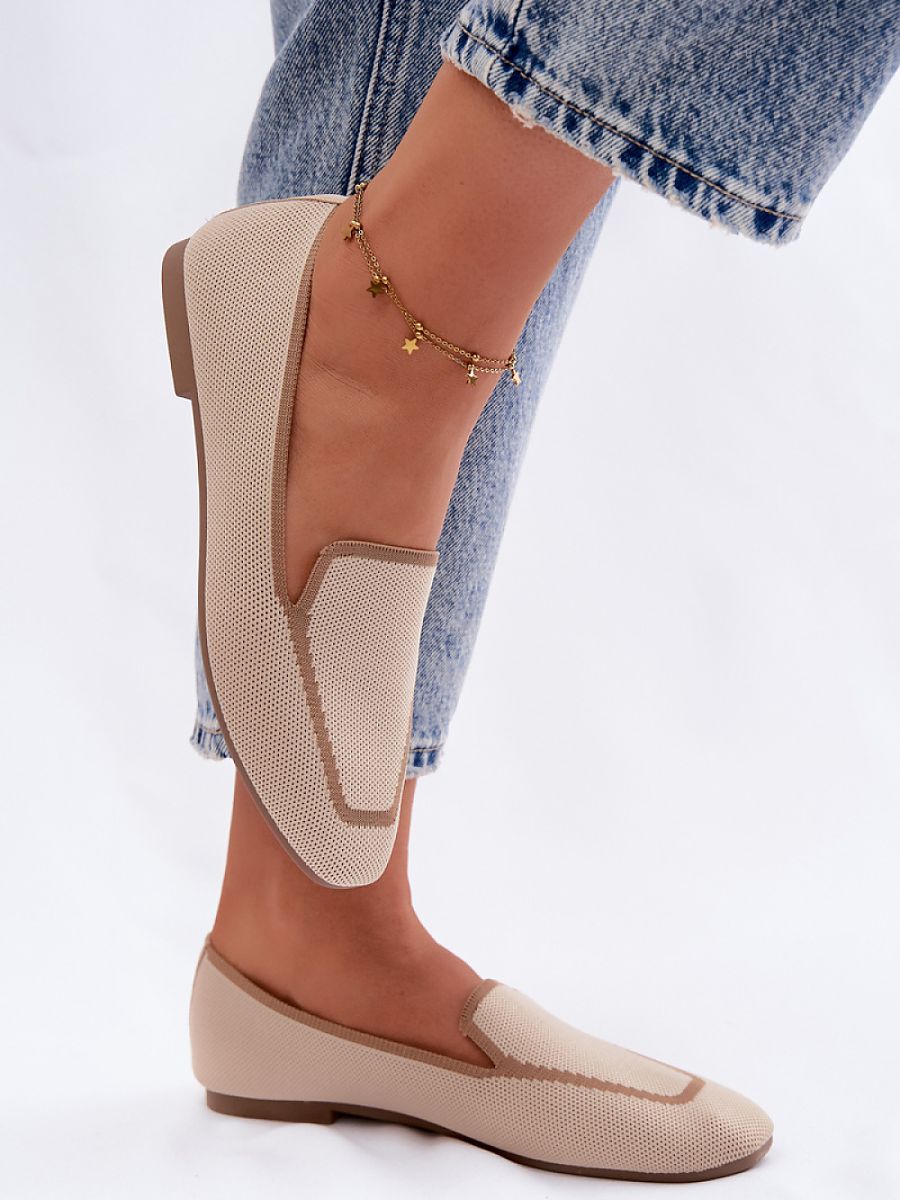 Mocassini Donna Beige Classici