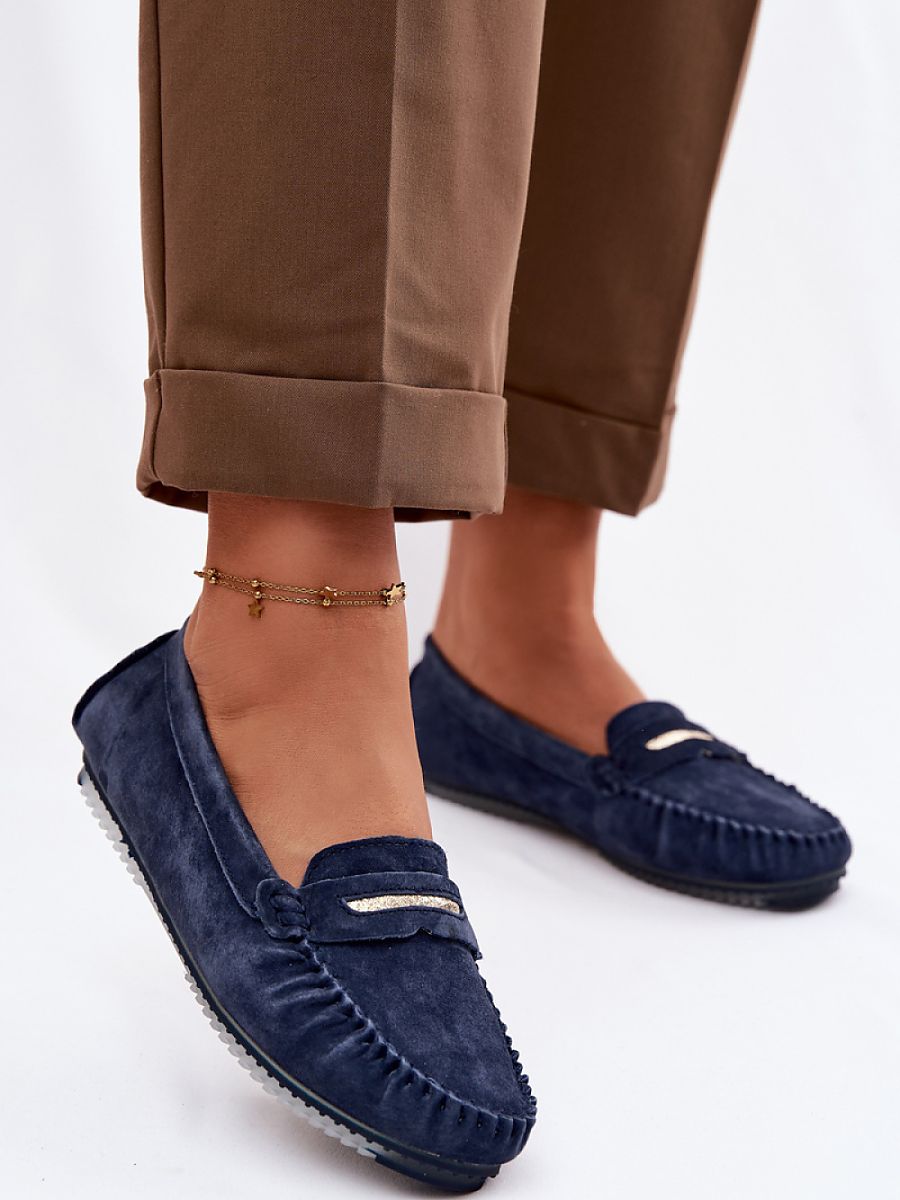 Mocassini Donna Blu Navy Moderni