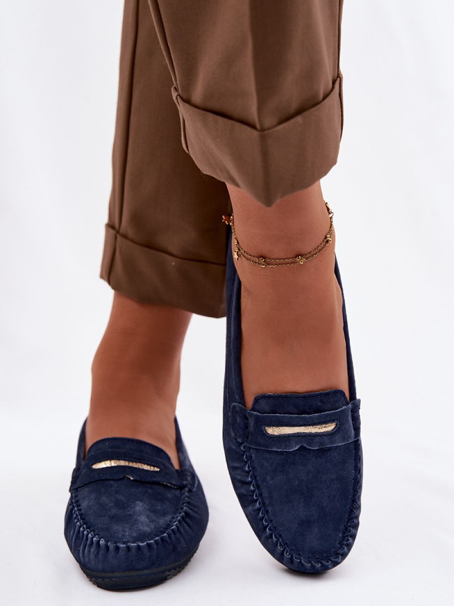 Mocassini Donna Blu Navy Moderni