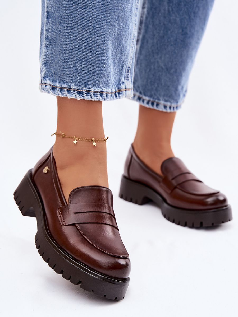 Mocassini Donna Marroni Chic e Trendy